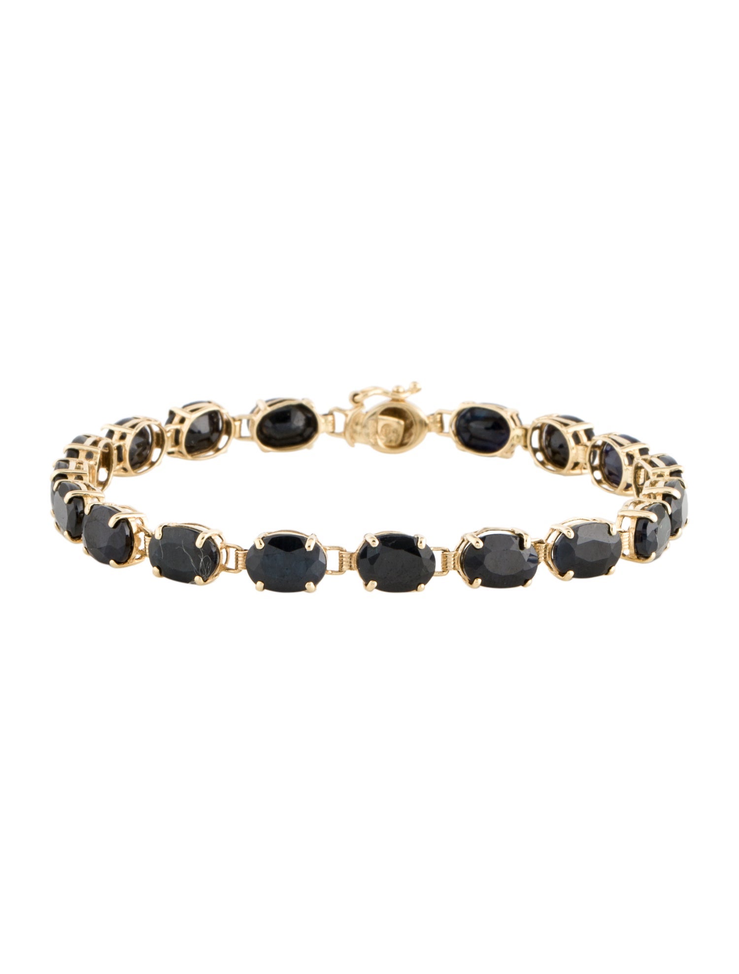 Bracelet 14K 16.20ctw Sapphire Link