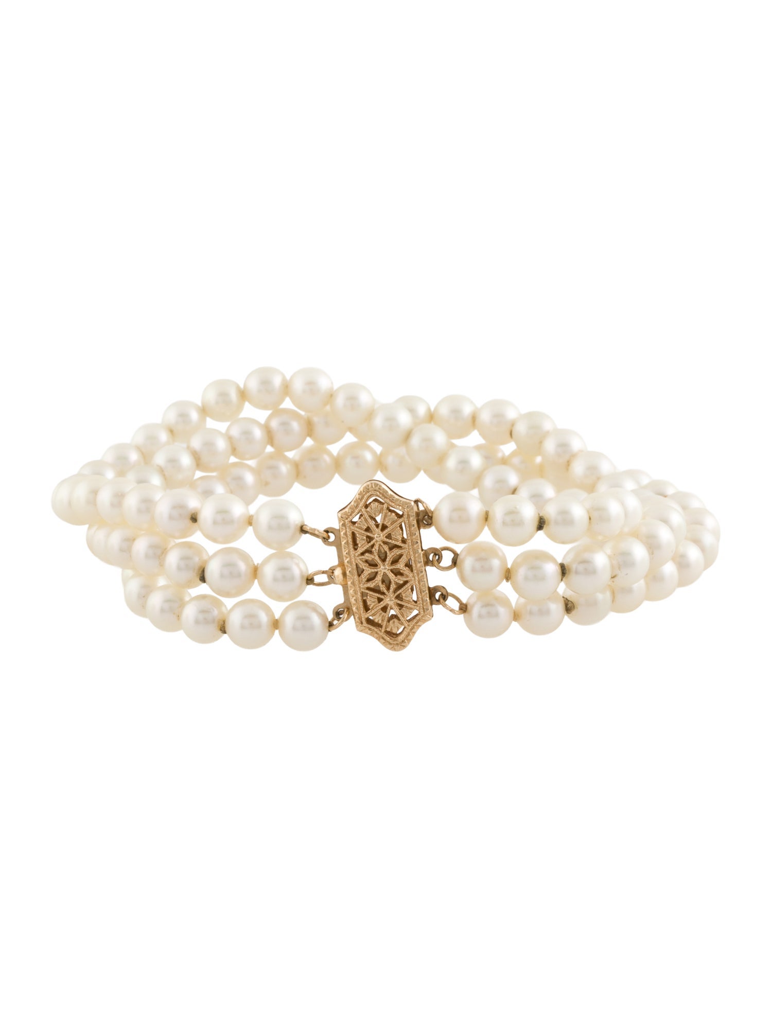 Bracelet 14K Pearl Multistrand