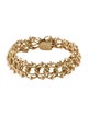 Bracelet 14K Wide Link Bracelet