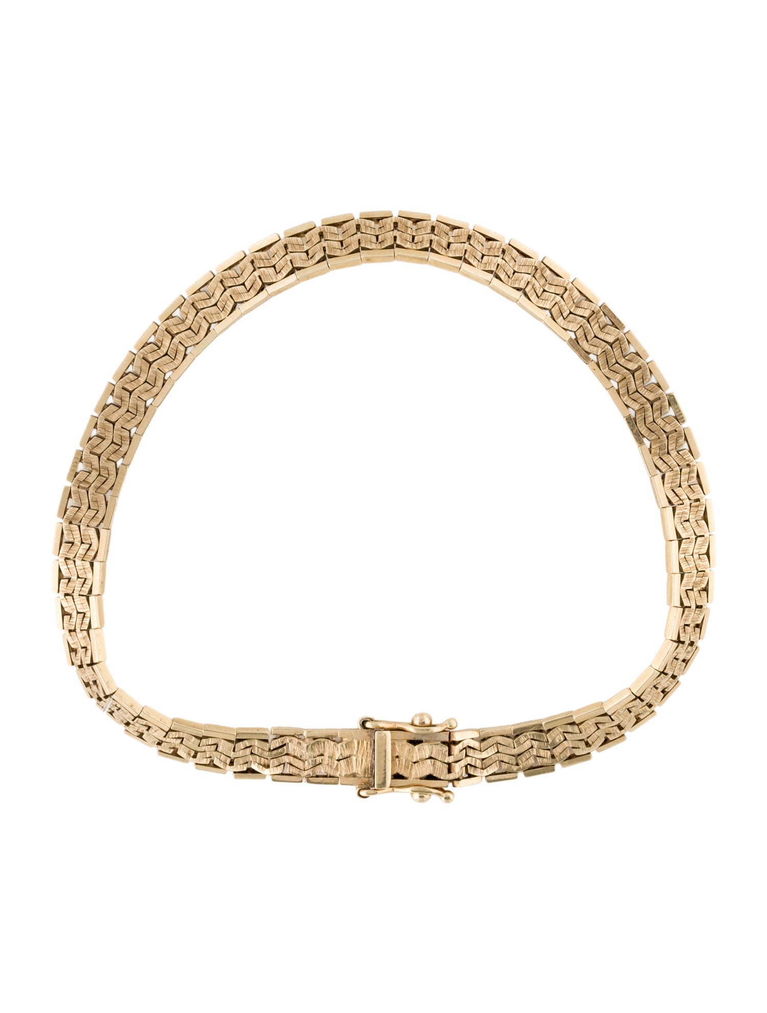 Bracelet 14K Flat Link Bracelet