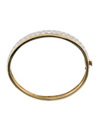 Bracelet 14K 3.66ctw Diamond Hinged Bracelet