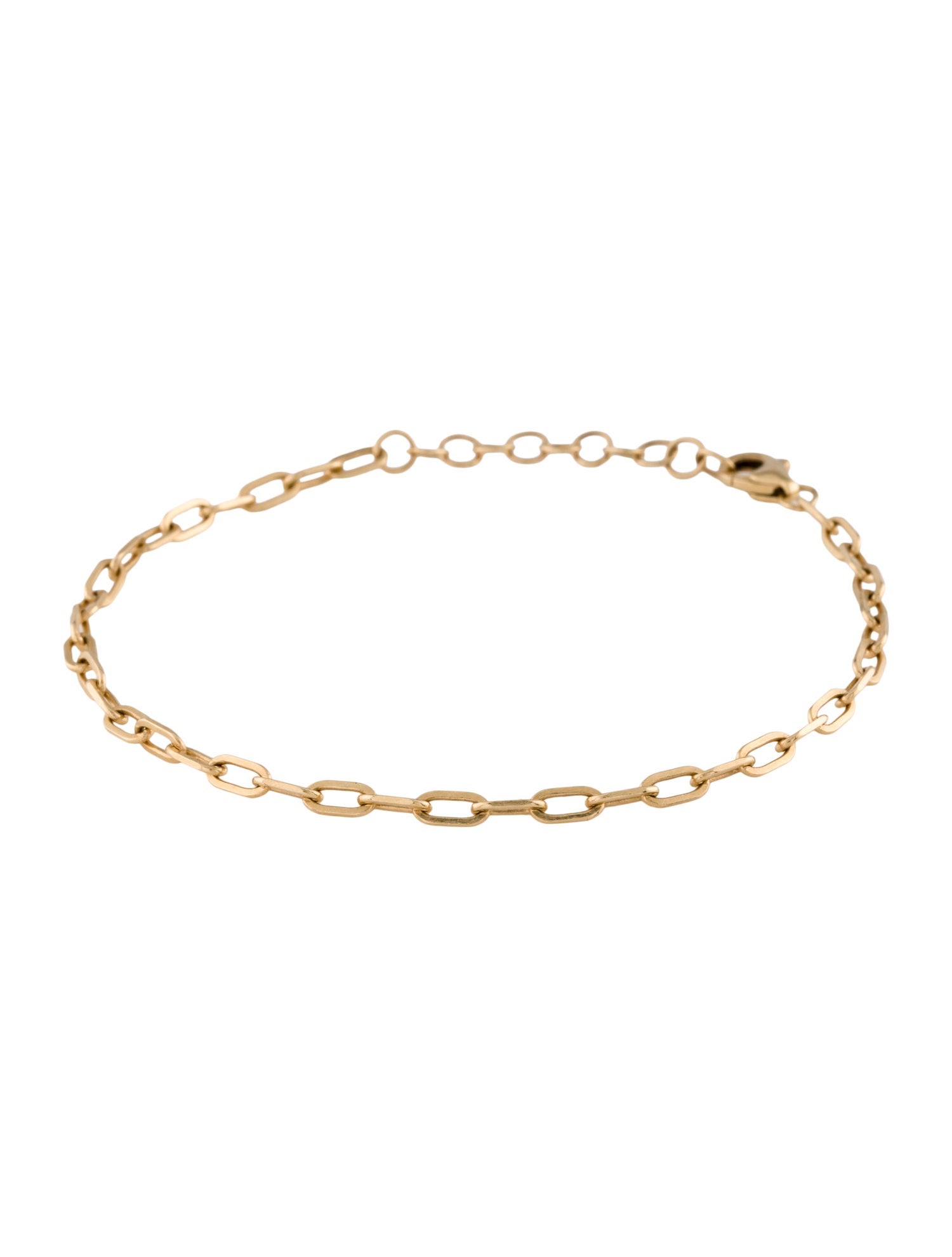 Bracelet 14K Oval LInk Chain Bracelet