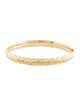Bracelet 14K Textured Hinged Bangle Bracelet