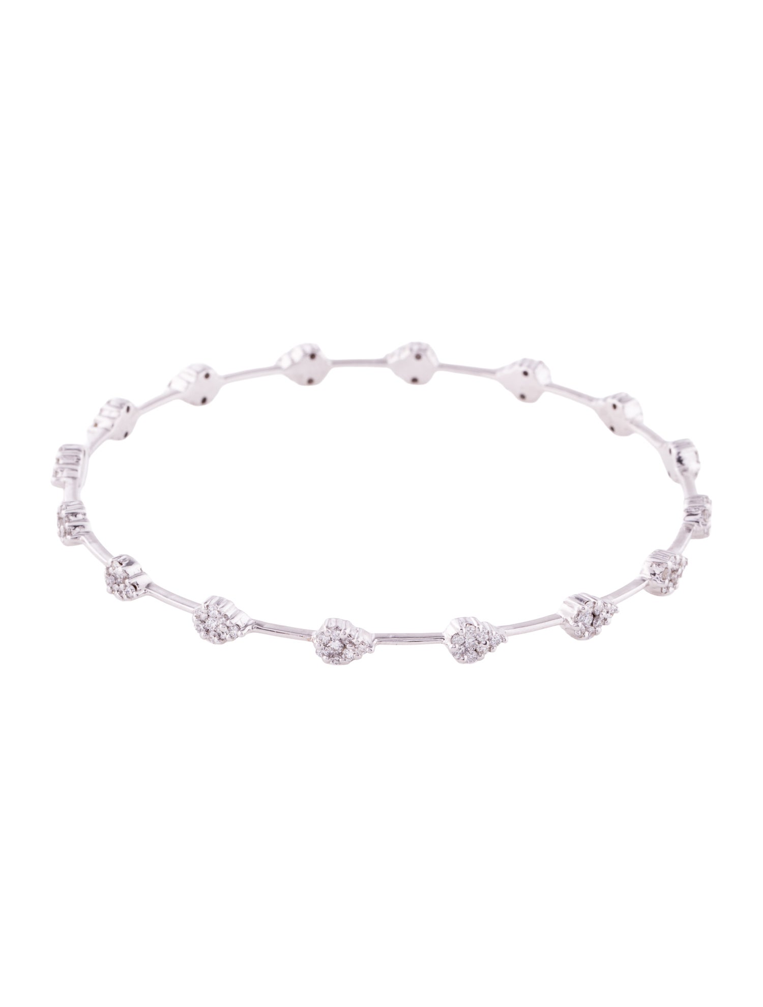 Bracelet 18K 1.63ctw Diamond Bangle Bracelet