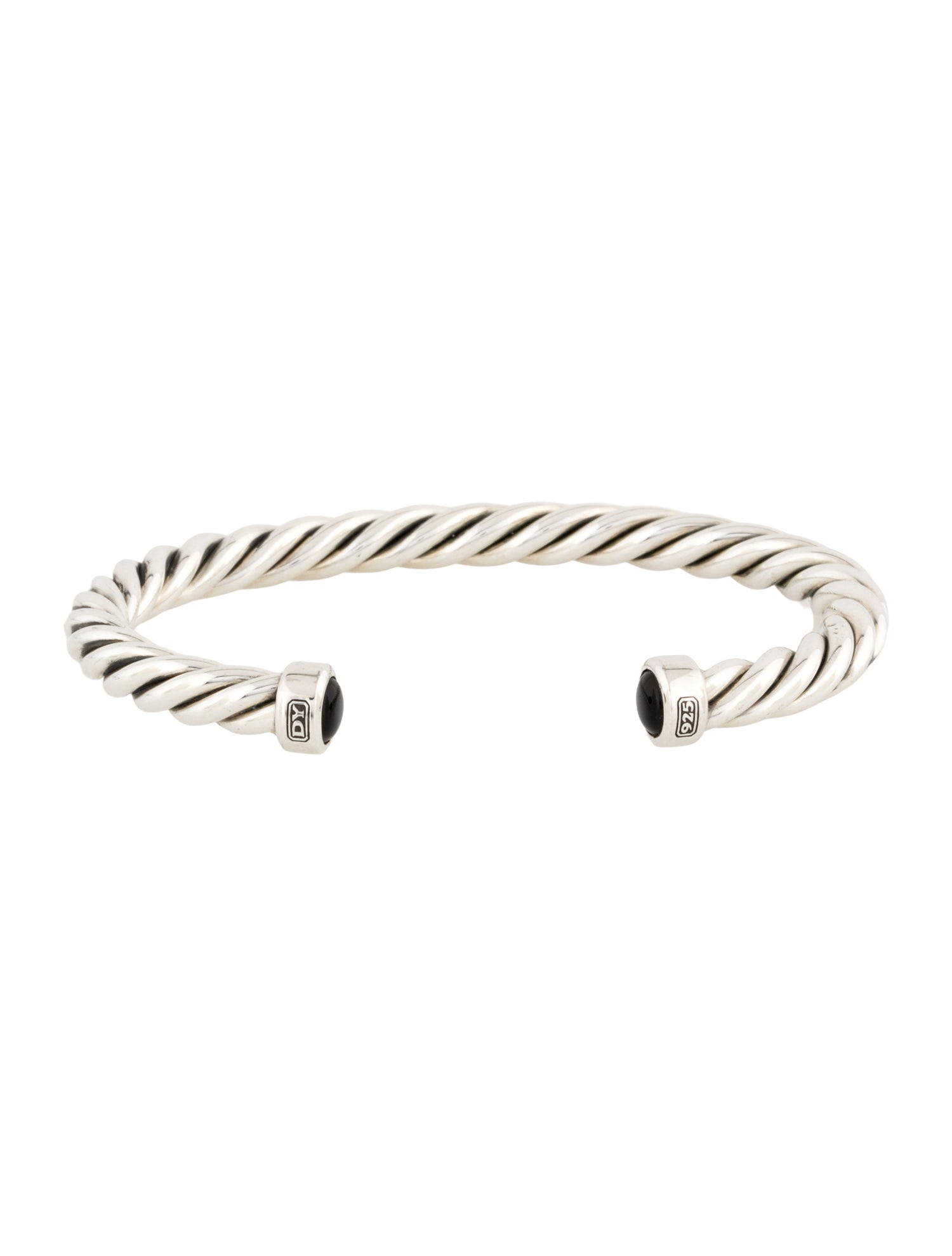 David Yurman Onyx Cable Cuff Bracelet
