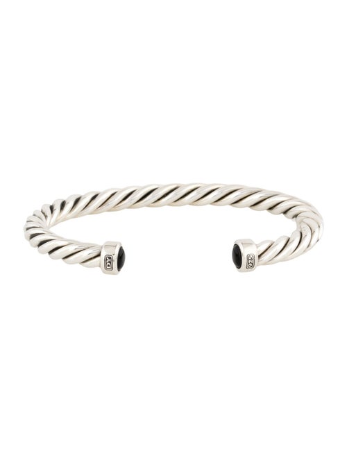 David Yurman Onyx Cable Cuff Bracelet