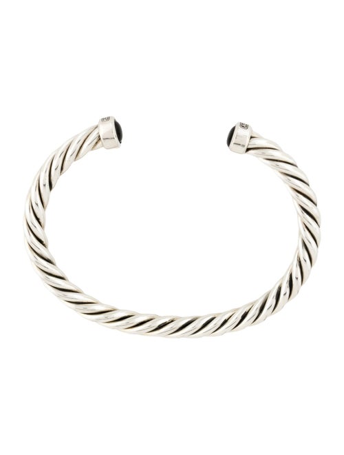 David Yurman Onyx Cable Cuff Bracelet
