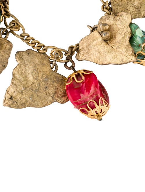 Bracelet Resin Leaf Charm Bracelet