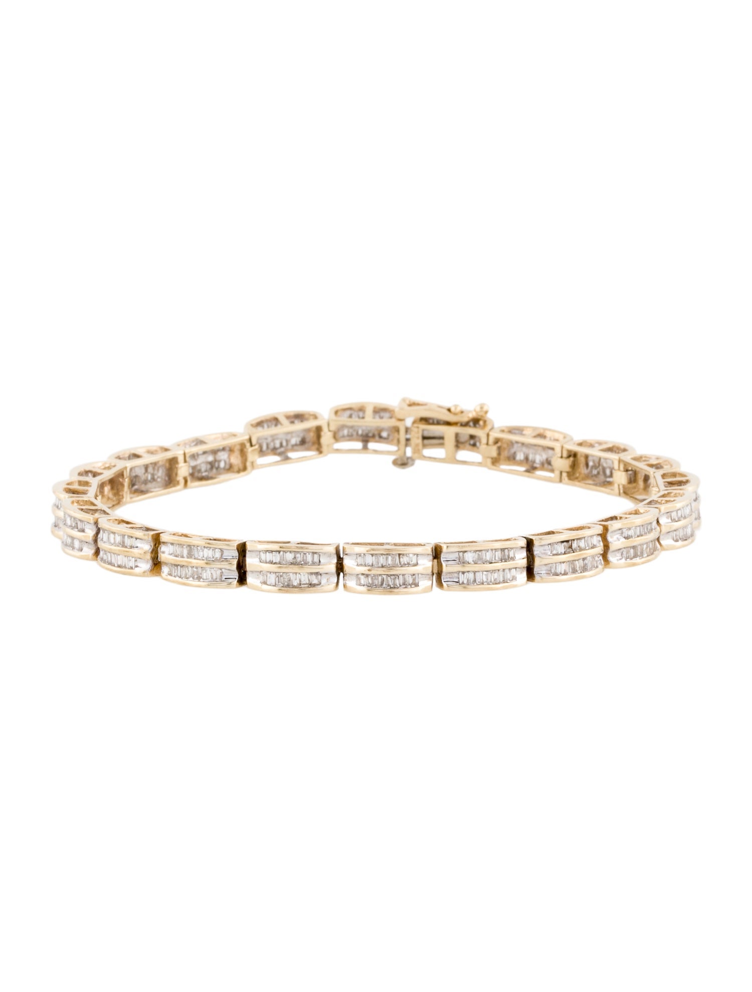 Bracelet 10K 1.68ctw Diamond Link Bracelet