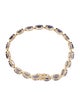 Bracelet 14K 9.84ctw Iolite Link Bracelet