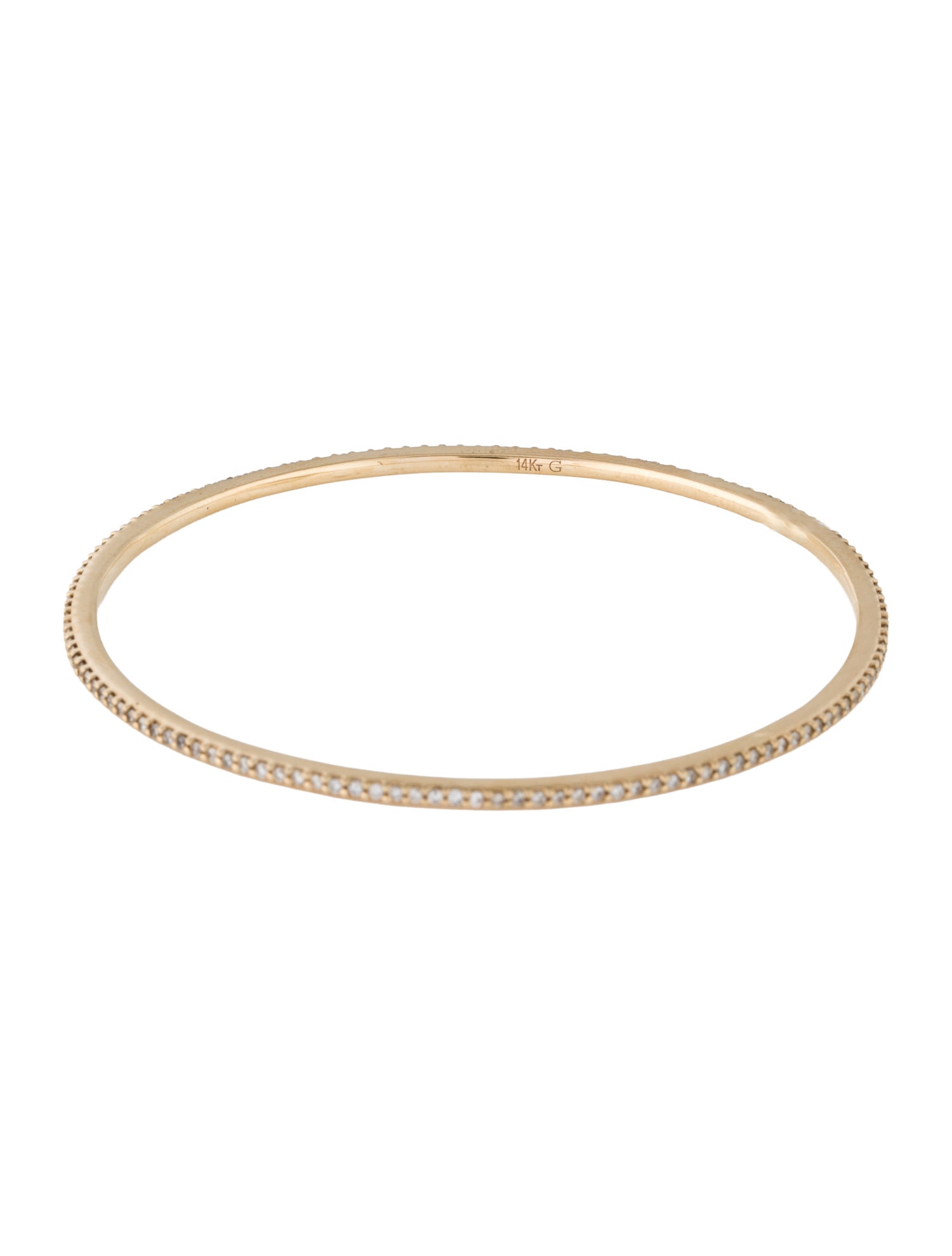Bracelet 14K Diamond Bangle Bracelet