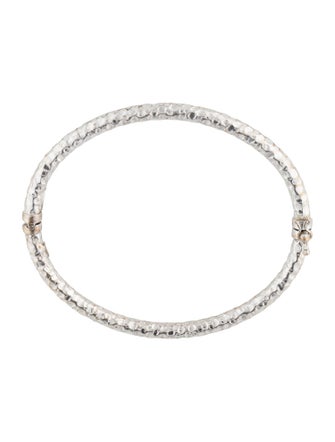 Bracelet 14K Hammered Bangle Bracelet