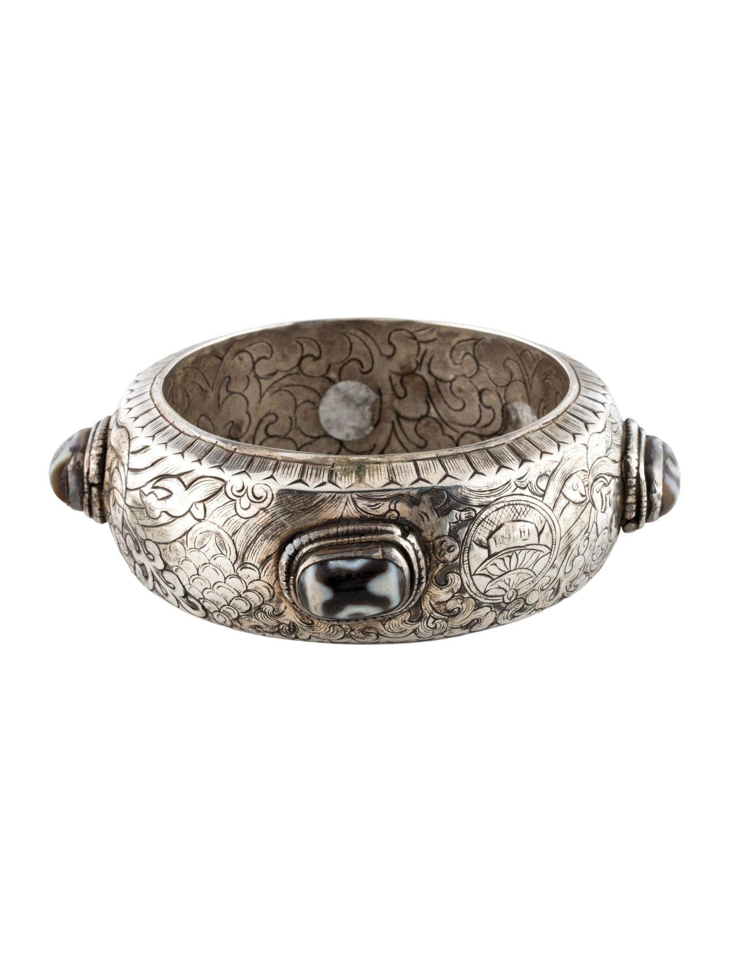 Bracelet Vintage Agate Bangle