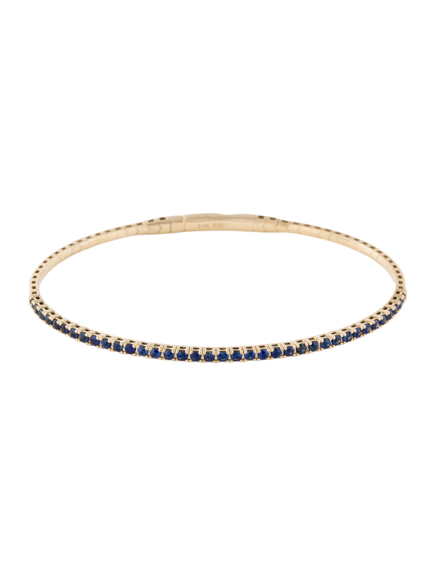 Bracelet 14K Sapphire Flex Bangle Bracelet