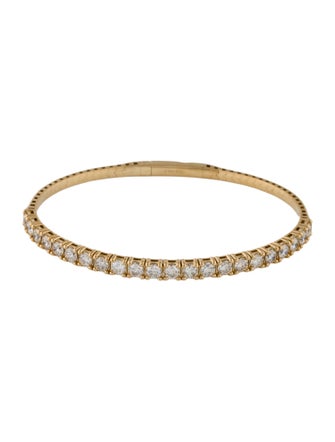 Bracelet 14K 3.33ctw Diamond Flex Bangle Bracelet