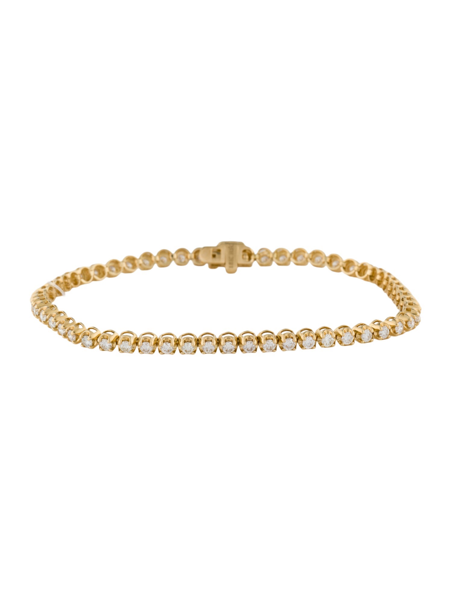 Bracelet 18K 1.90ctw Diamond Tennis Link Bracelet