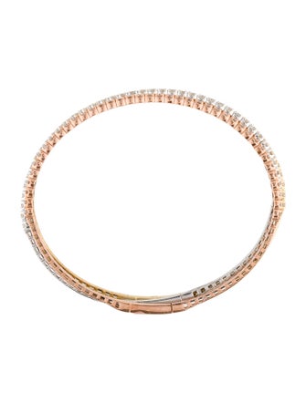 Bracelet 14K 2.34ctw Diamond Bangle Bracelet Set