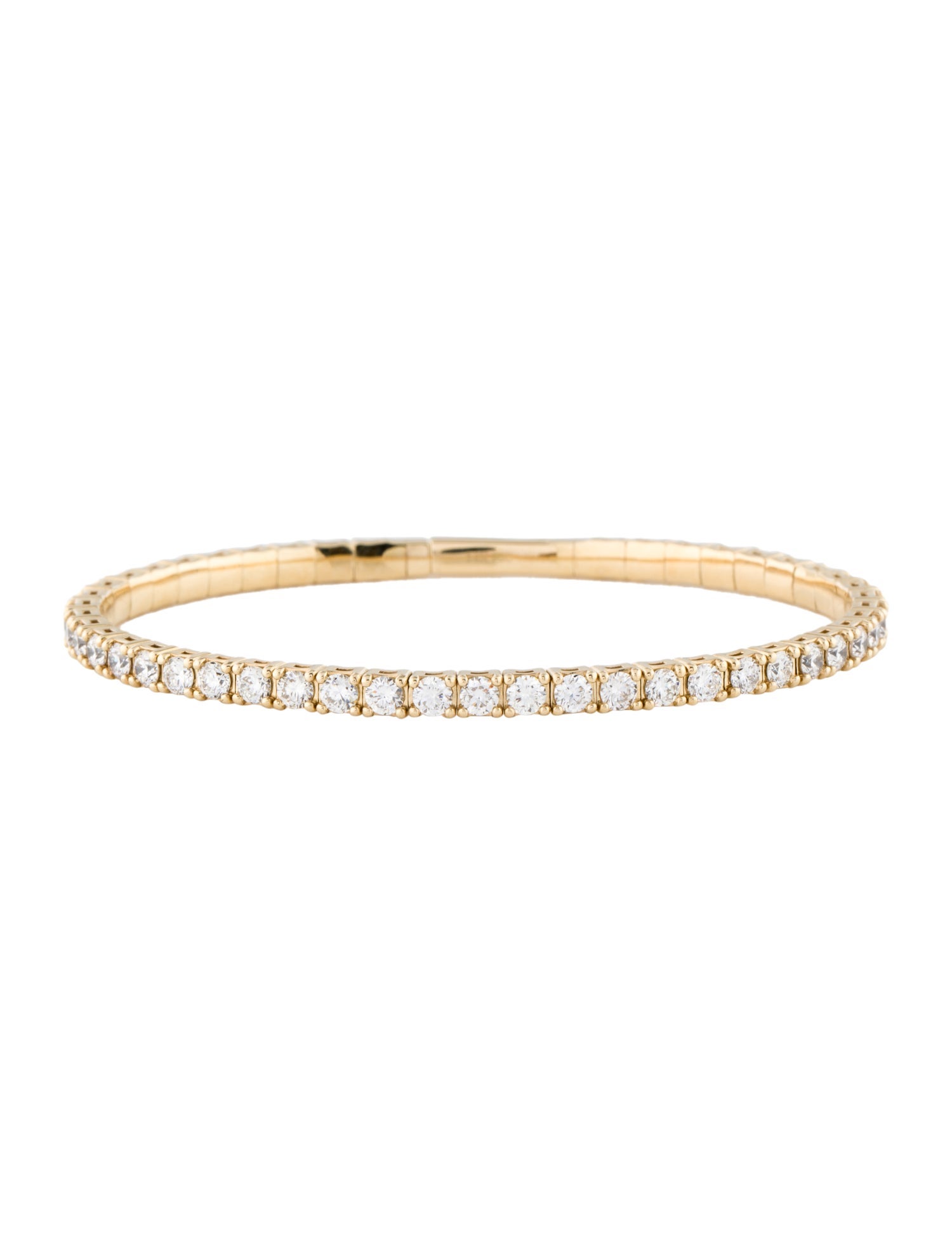 Bracelet 14K 4.44ctw Diamond Bangle Bracelet