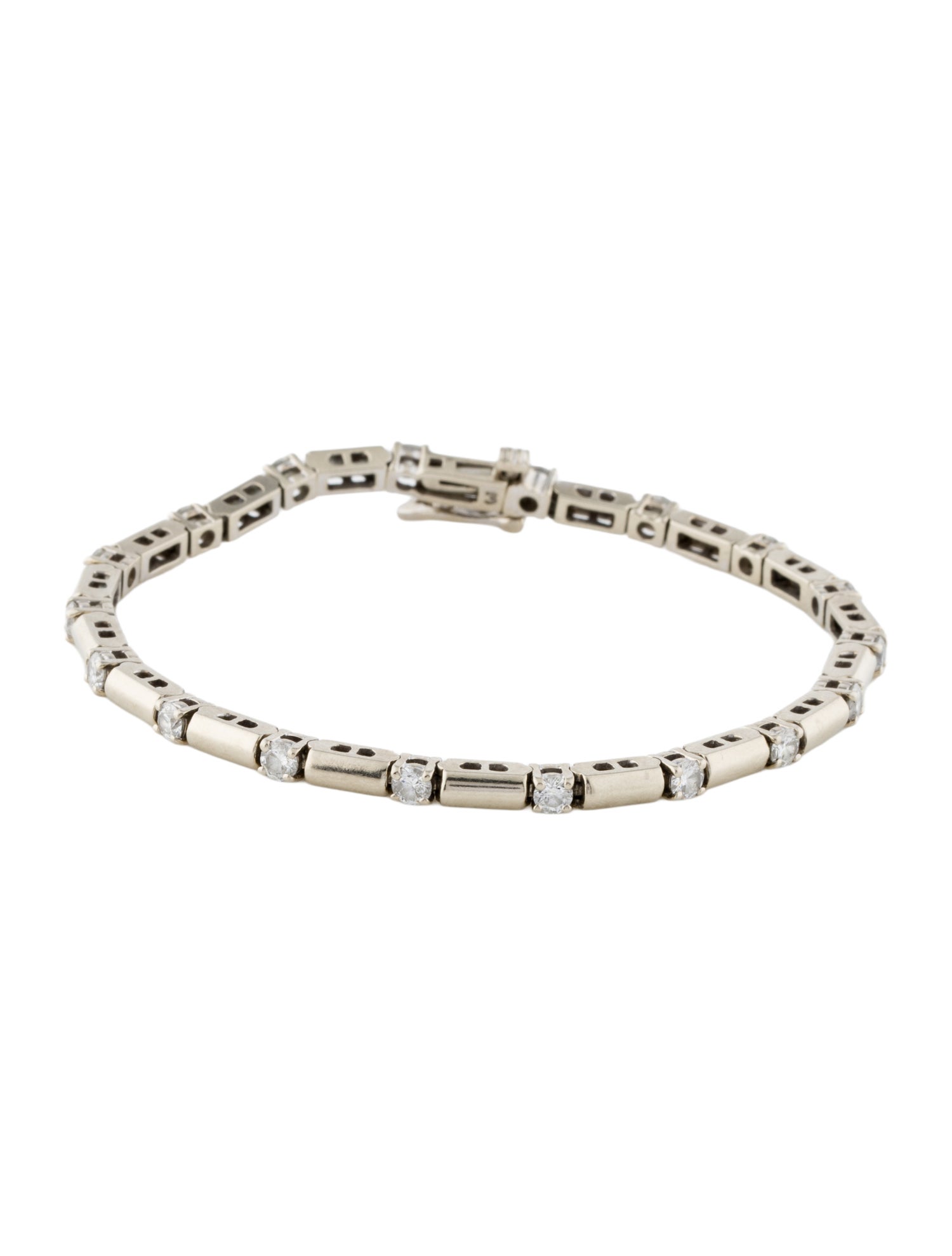 Bracelet 14K 1.80ctw Diamond Link Bracelet