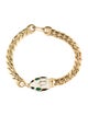 Bracelet 14K Enamel Serpent Link Bracelet