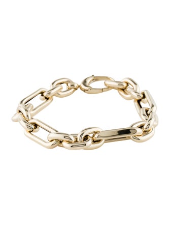 Bracelet 14K Metropolitan Alternating Paperclip Link Bracelet