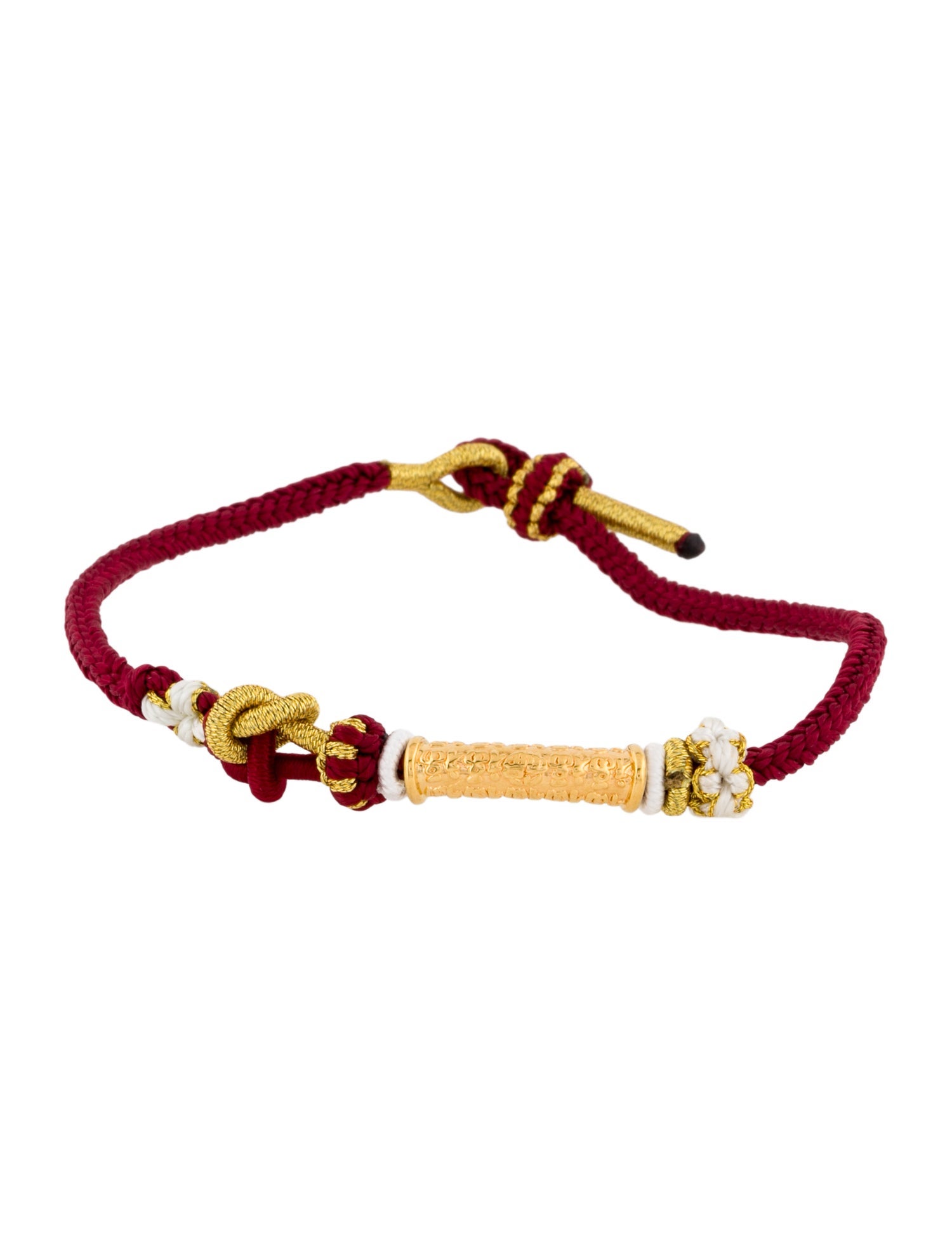 Bracelet 24K Blessing Tube Adjustable Wrap