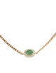 Bracelet 18K Emerald & Diamond Cuban Link Bracelet