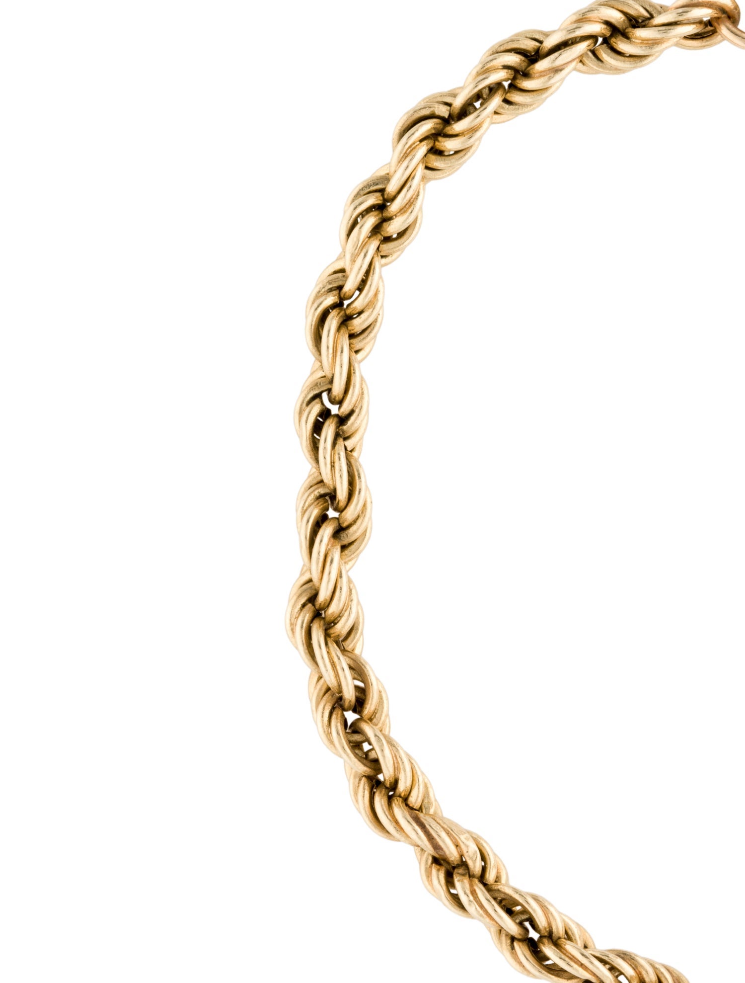 Bracelet 14K Rope Link Bracelet
