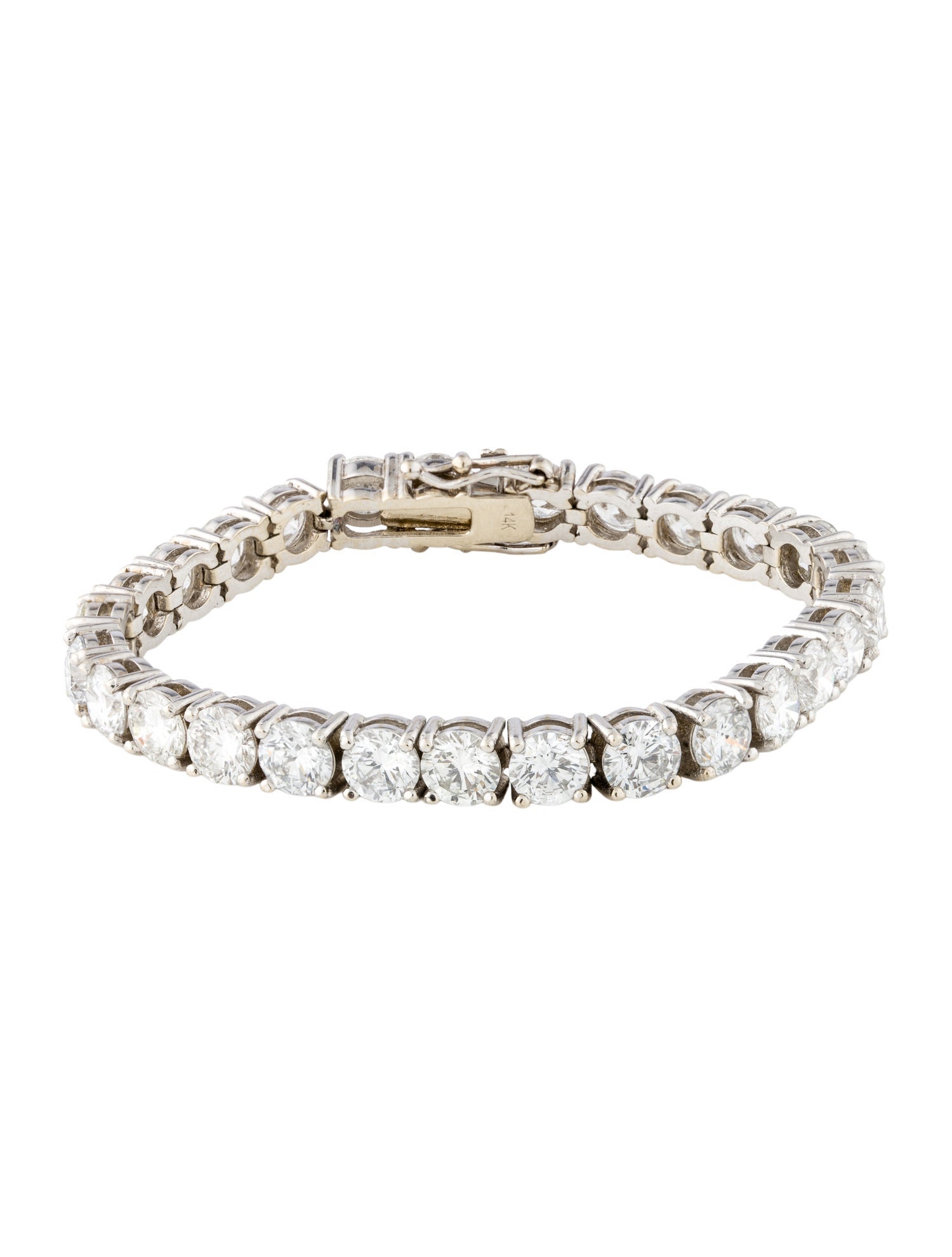 Bracelet 14K 21.92ctw Lab-Grown Diamond Tennis Bracelet