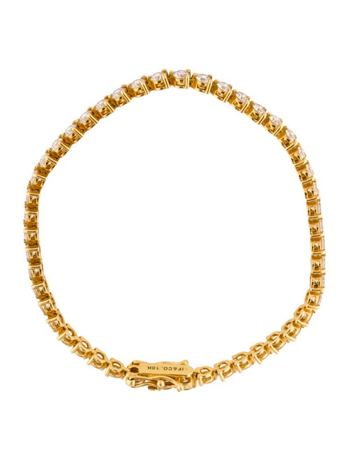 Bracelet IF & Co. 18K 4.70ctw Diamond Tennis Link Bracelet