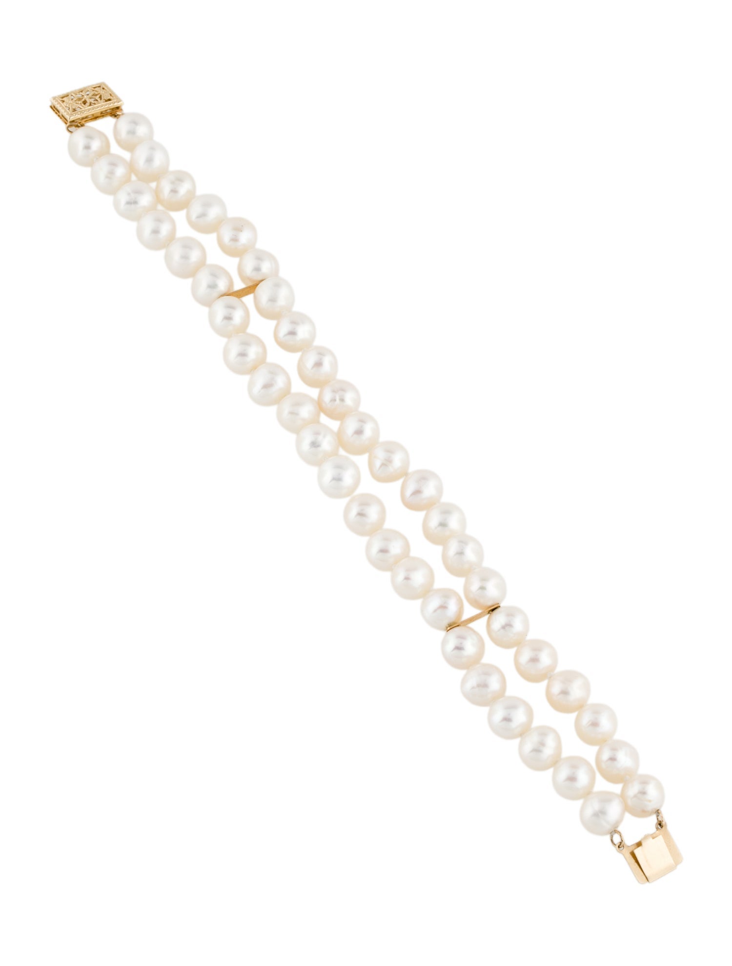 Bracelet 14K Pearl Double Strand
