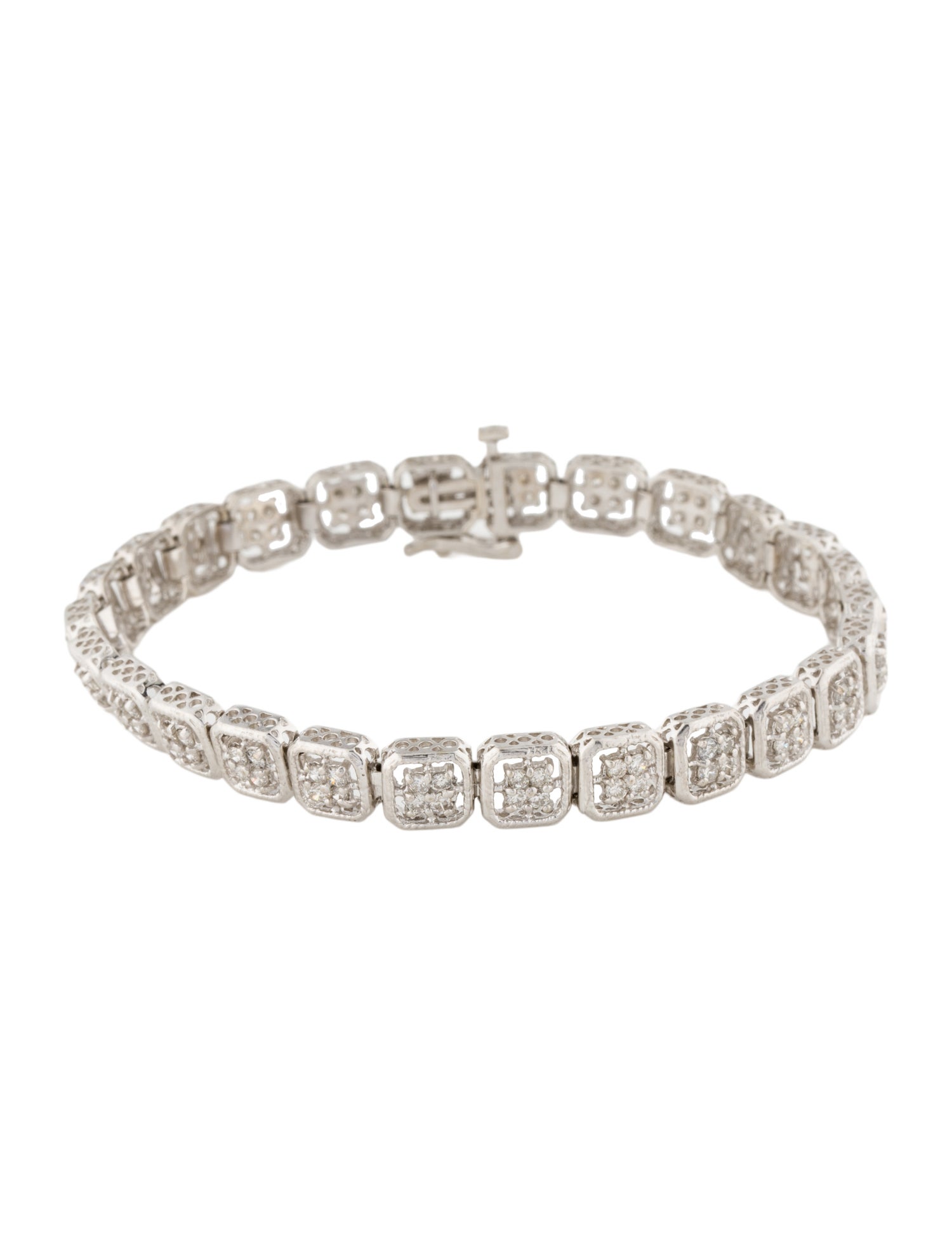 Bracelet 14K 1.56ctw Diamond Link Bracelet