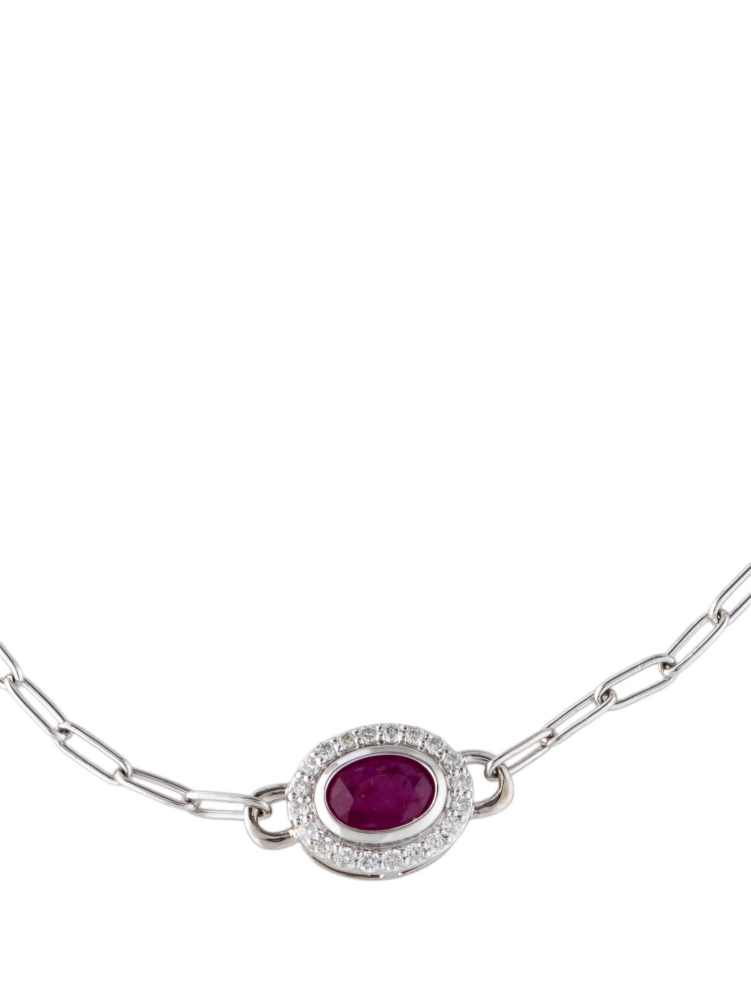 Bracelet 14K Ruby & Diamond Bracelet