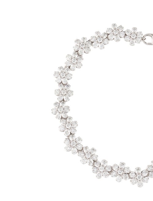 Bracelet 14K 4.00ctw Diamond Flower Link