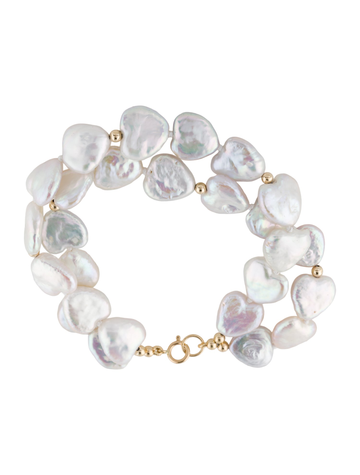 Bracelet 14K Pearl Double Strand Bracelet