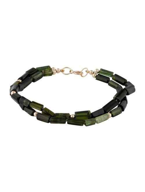 Bracelet 14K Tourmaline Multistrand Bead Bracelet