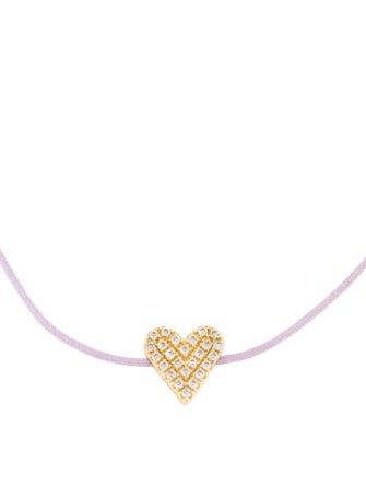 Bracelet 18K Diamond Heart Charm Bracelet