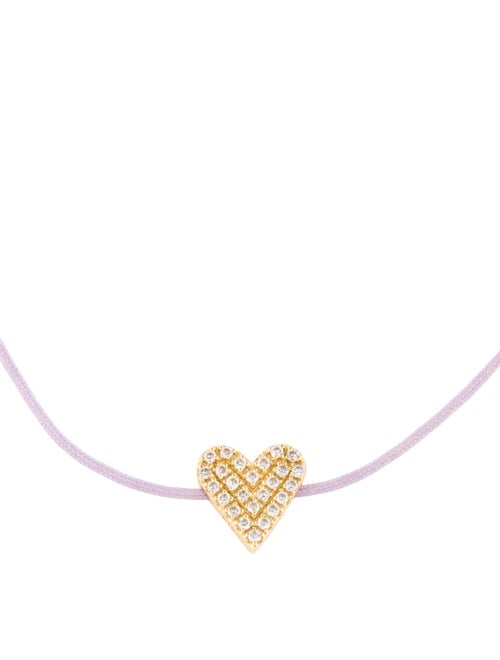 Bracelet 18K Diamond Heart Charm Bracelet