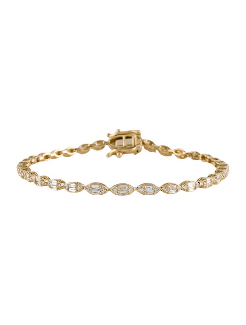 Bracelet 14K Diamond Link Bracelet