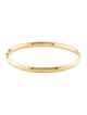 Bracelet 18K Etched Hinged Bangle