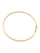Bracelet 18K Etched Hinged Bangle