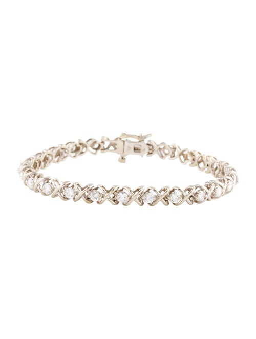 Bracelet 14K 3.13ctw Diamond X Link Bracelet