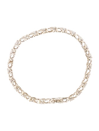 Bracelet 14K 3.13ctw Diamond X Link Bracelet