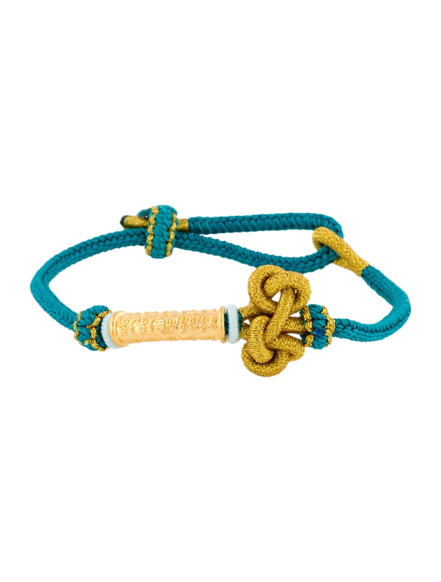 Bracelet 24K Charm Adjustable Cord