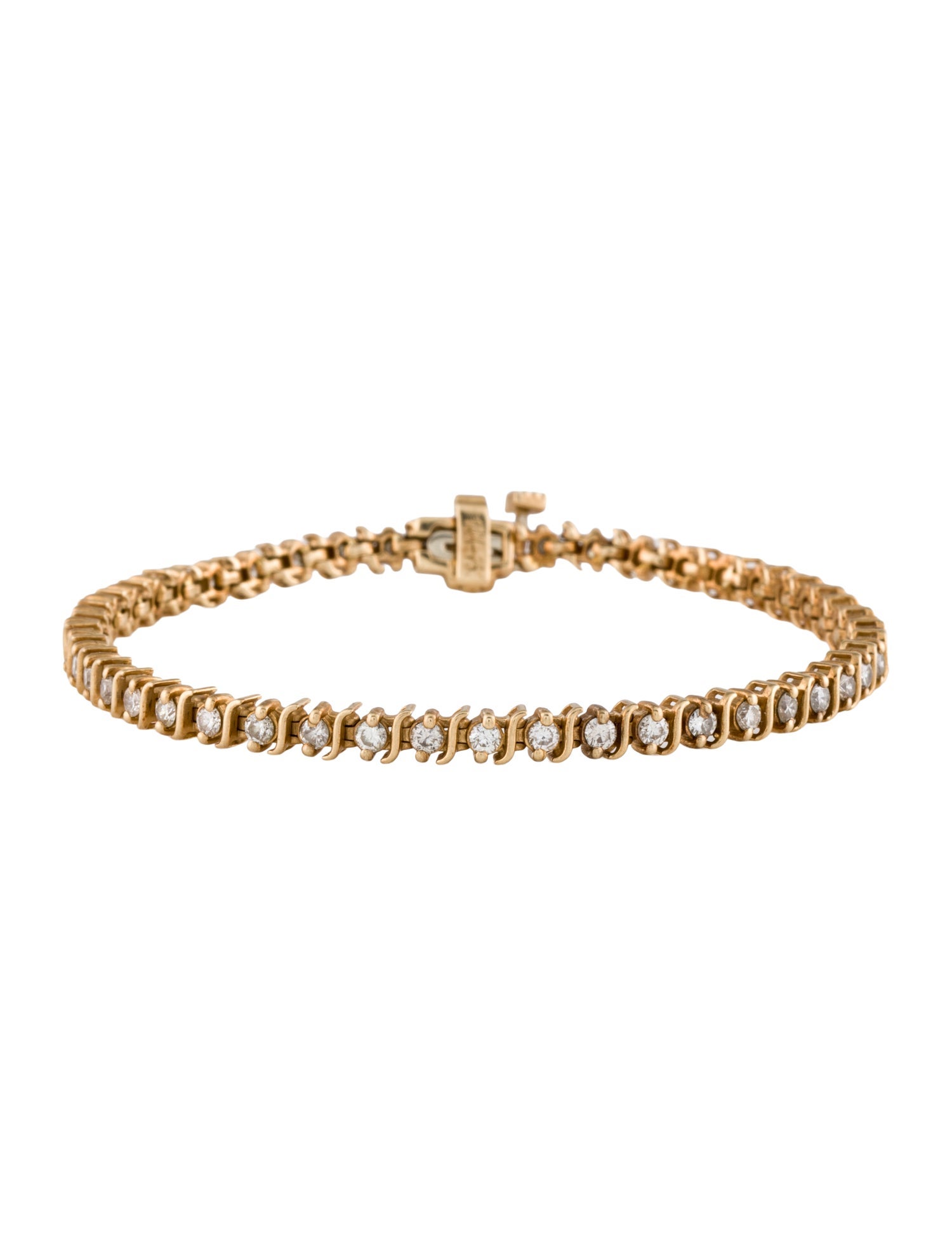 Bracelet 14K 1.88ctw Diamond Link Bracelet