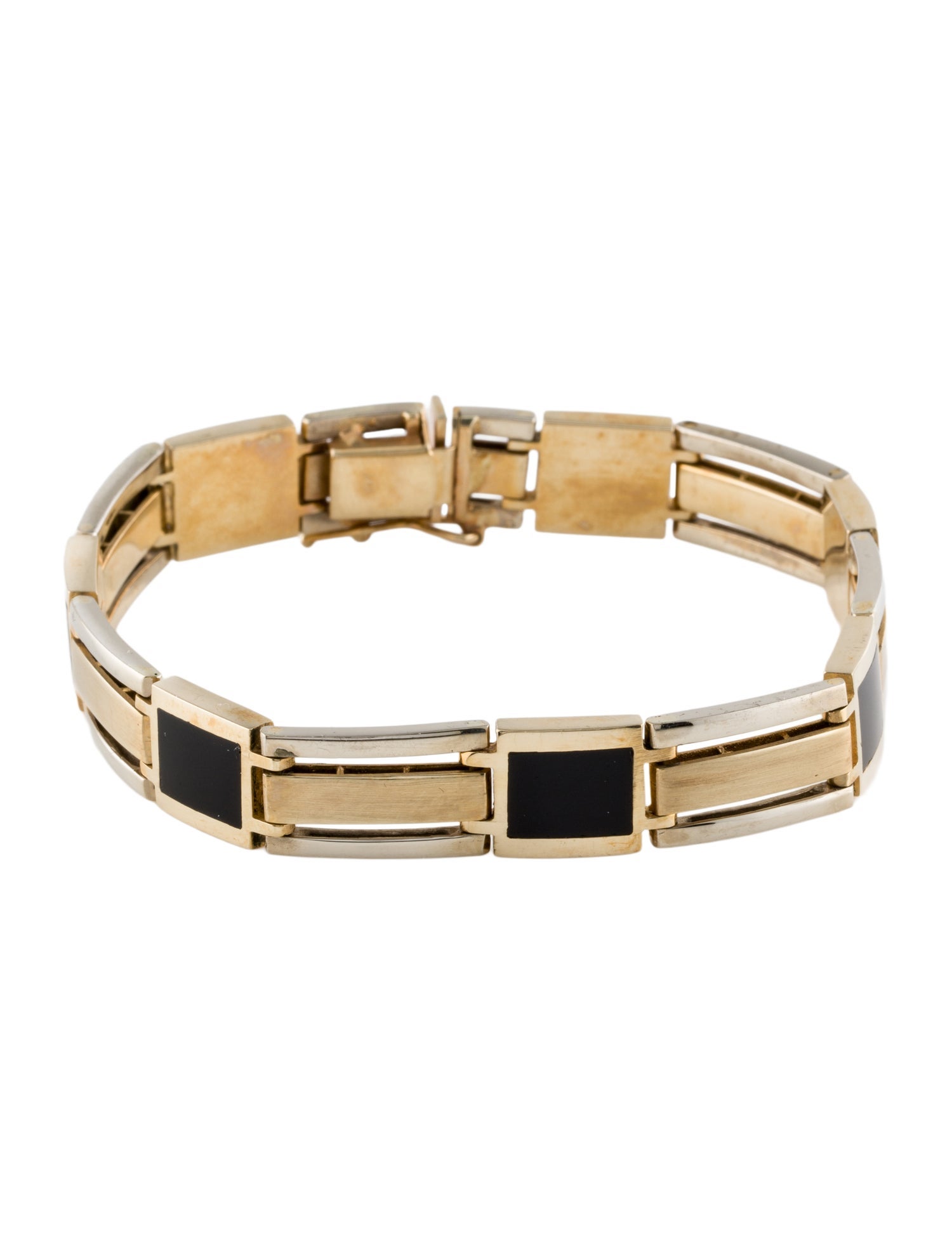 Bracelet 14K Enamel Link Bracelet