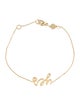 Bracelet 14K Diamond 'yes' Single Station Bracelet