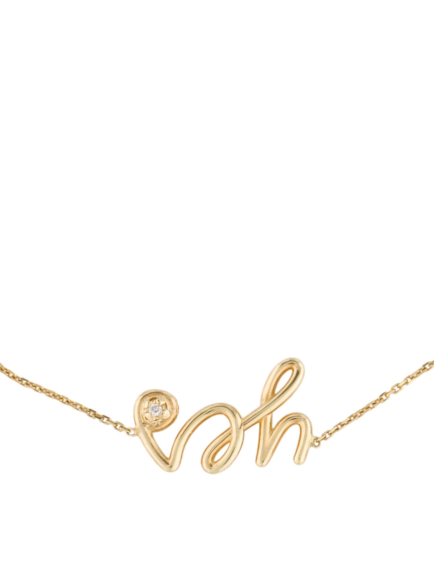 Bracelet 14K Diamond 'yes' Single Station Bracelet