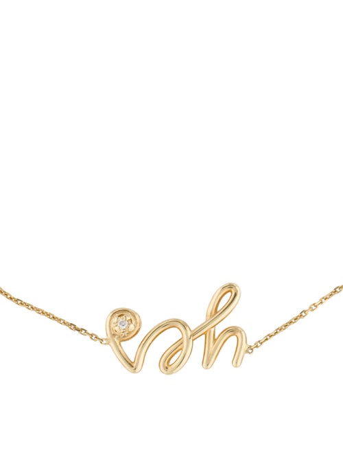 Bracelet 14K Diamond 'yes' Single Station Bracelet