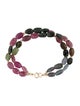 Bracelet 14K Tourmaline Double Strand Bead Bracelet